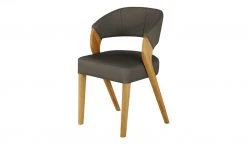 Woodford Leder-Polsterstuhl Marion | Dunkelbraun