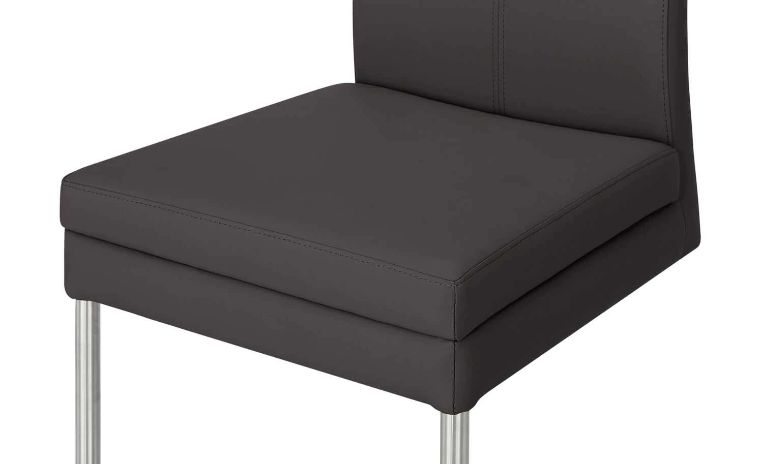 Woodford Kunstleder-Freischwinger mit Griff Levi | Braun – Bild 7