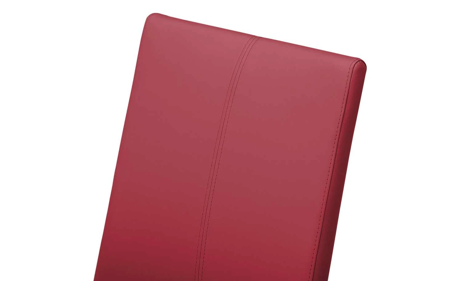 Woodford Kunstleder-Freischwinger mit Griff Levi | Cherry (Rot) – Bild 8