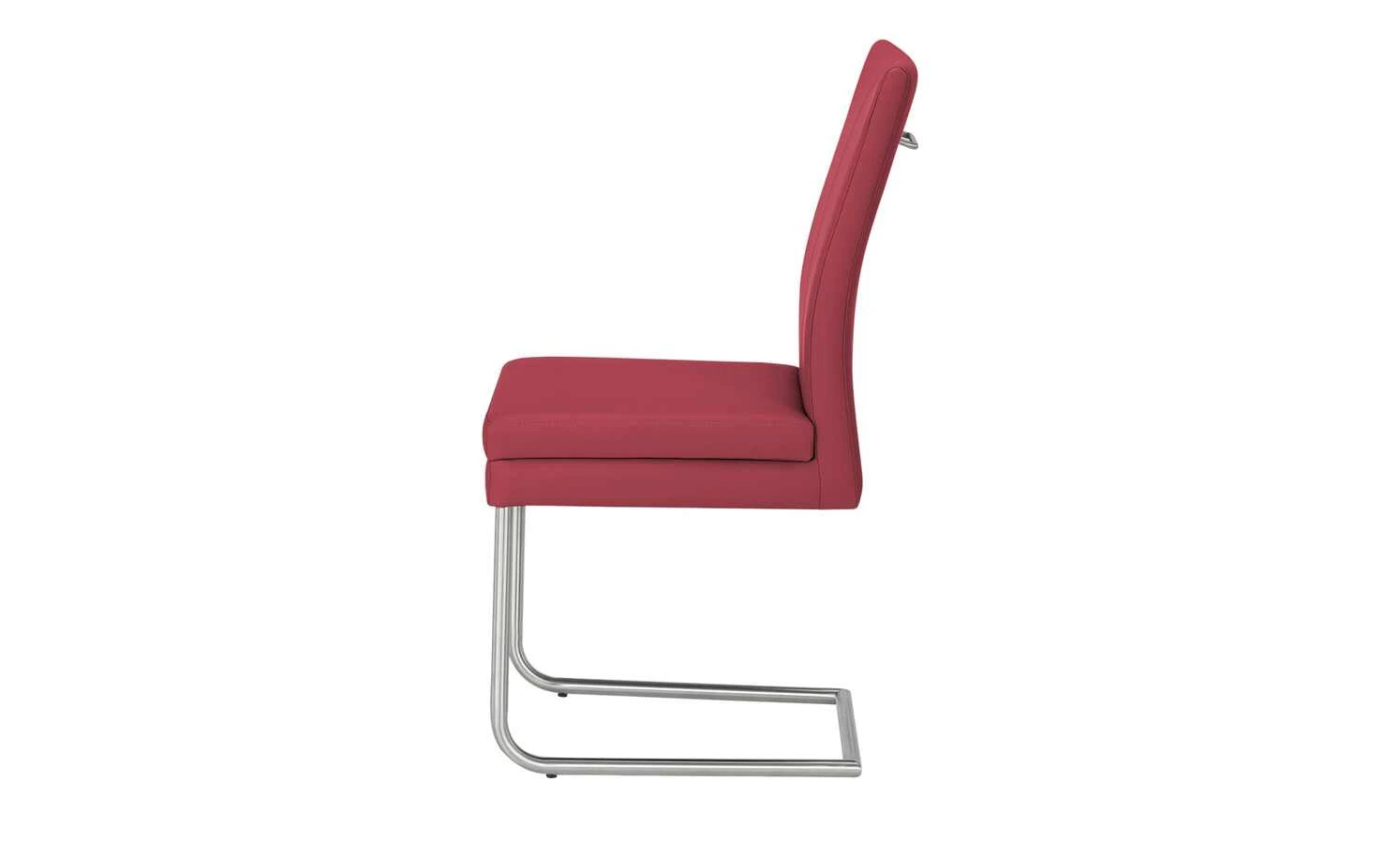 Woodford Kunstleder-Freischwinger mit Griff Levi | Cherry (Rot) – Bild 9