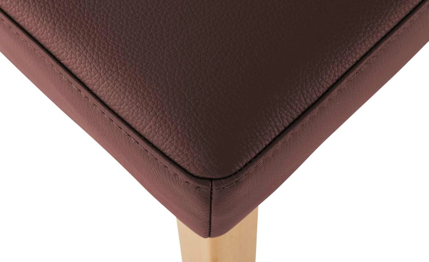 Leder-Polsterstuhl Canto III | Bordo (Rot) – Bild 7