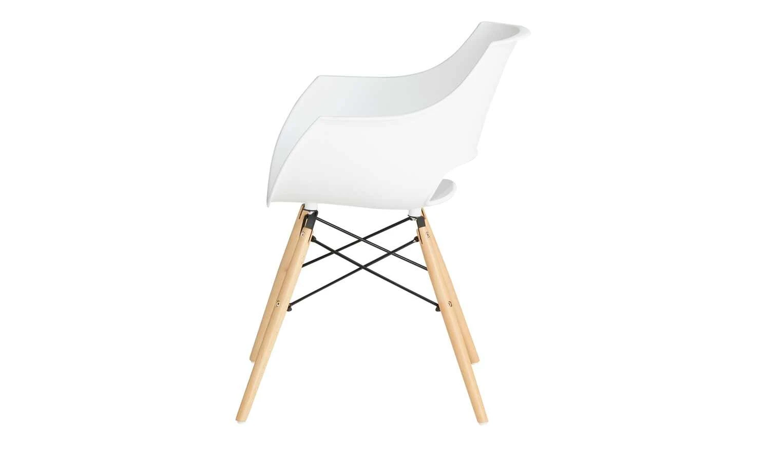 Schalenstuhl Denny | Weiß – Bild 3