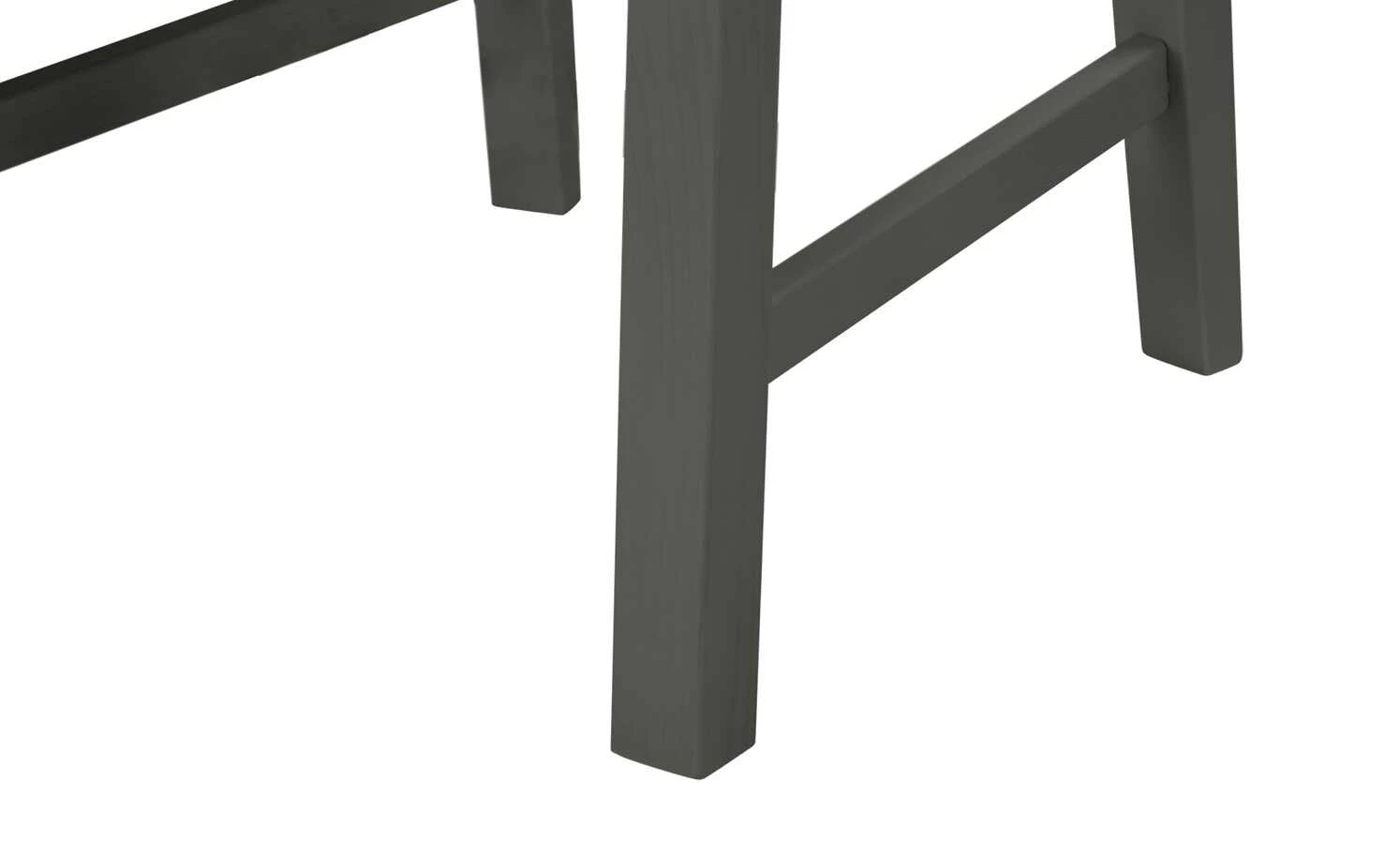 maison bleue Holzstuhl massiv Carola | Grau / laugenfarbig – Bild 3