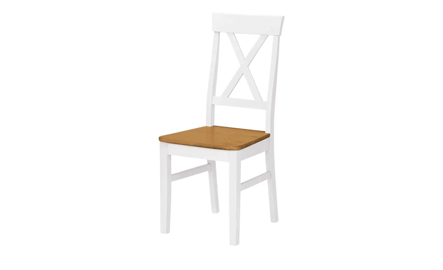 maison bleue Holzstuhl Bendetta | Weiß / laugenfarbig