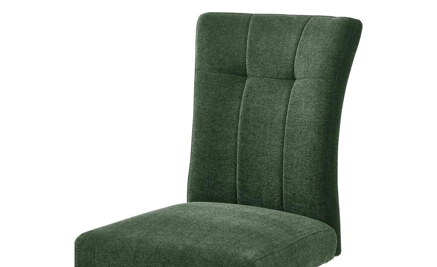 uno Polsterschwingstuhl Vieste | Olive (Grün) edelstahlfarben – Bild 3