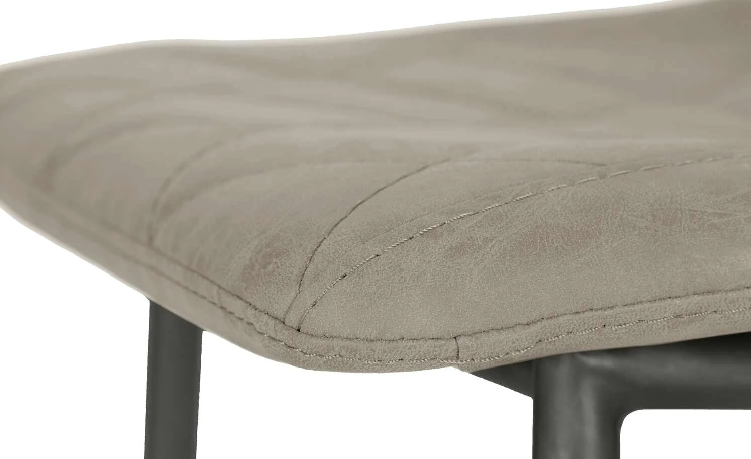 Tresenhocker MyToby | Lichtgrau Füße Schwarz – Bild 3