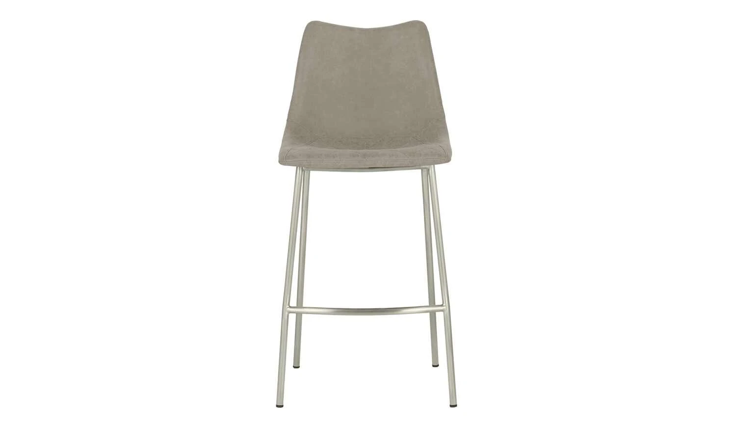 Tresenhocker MyToby | Lichtgrau Füße Edelstahl – Bild 2