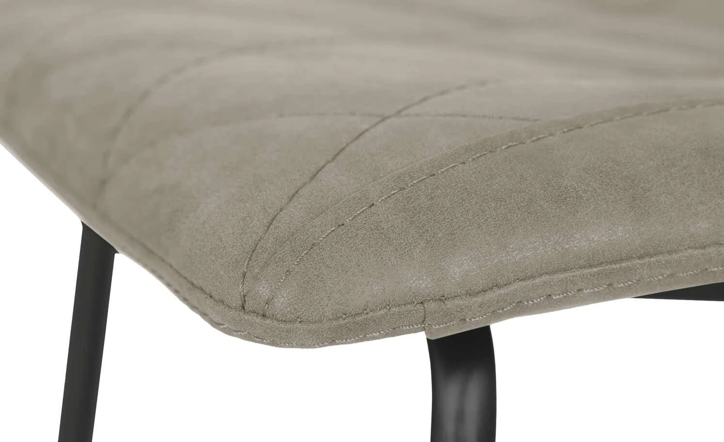 Tresenhocker MyToby | Lichtgrau Kufen Schwarz – Bild 4