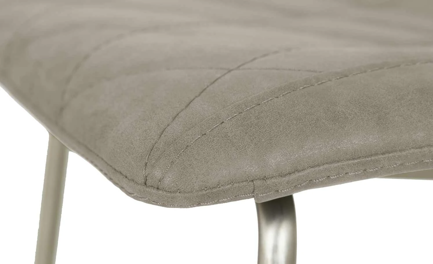 Tresenhocker MyToby | Lichtgrau Kufen Edelstahl – Bild 5