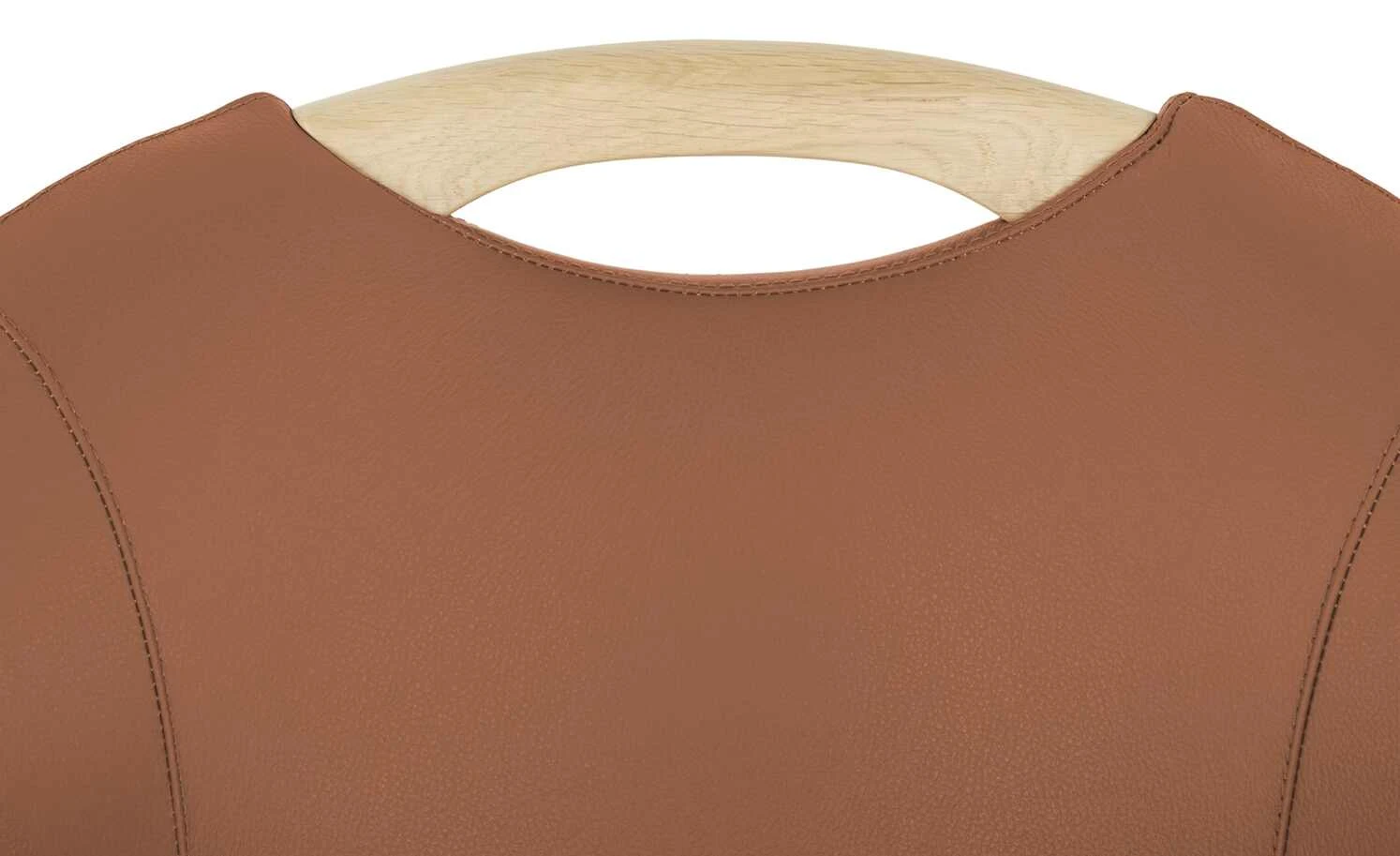 Wohnwert Leder-Schalenstuhl Jalto | Cognacbraun Ja – Bild 8