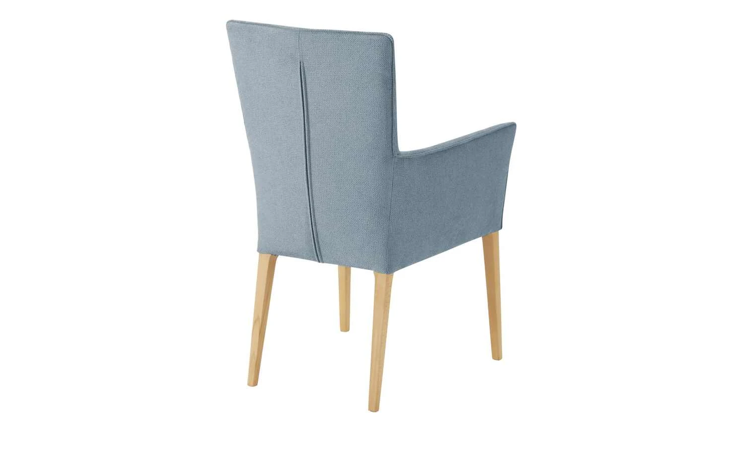 Wohnwert Armlehn-Polsterstuhl Aron | Grau-Blau – Bild 5