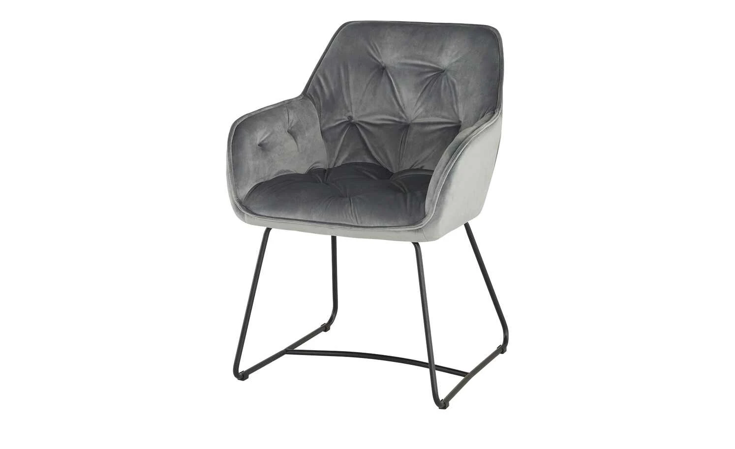 Kufenstuhl Brady | Grau