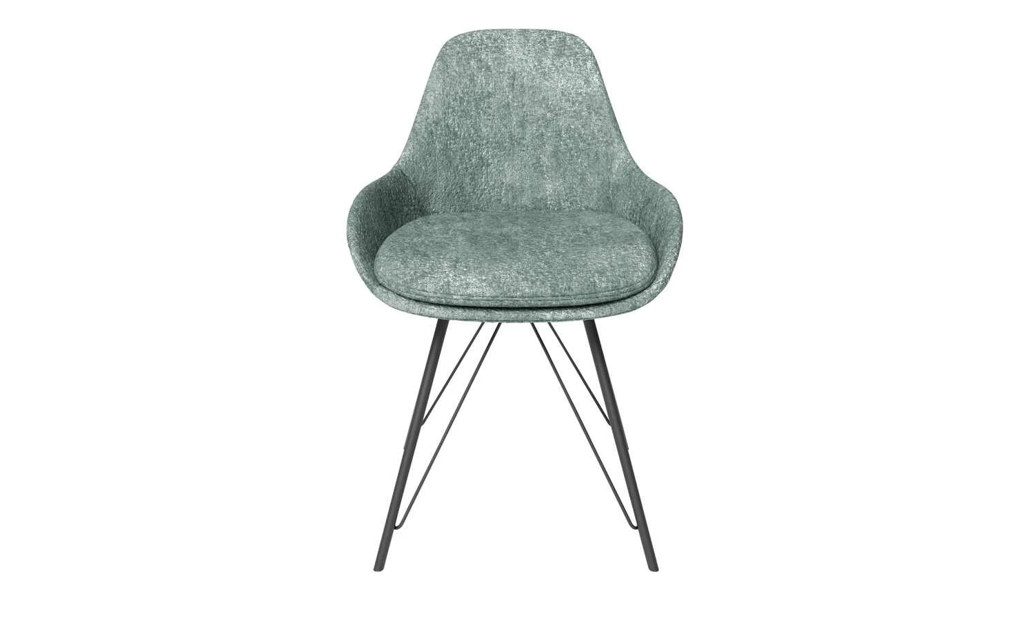 JOOP! Chenille-Schalenstuhl Wires | Grau-Blau – Bild 3