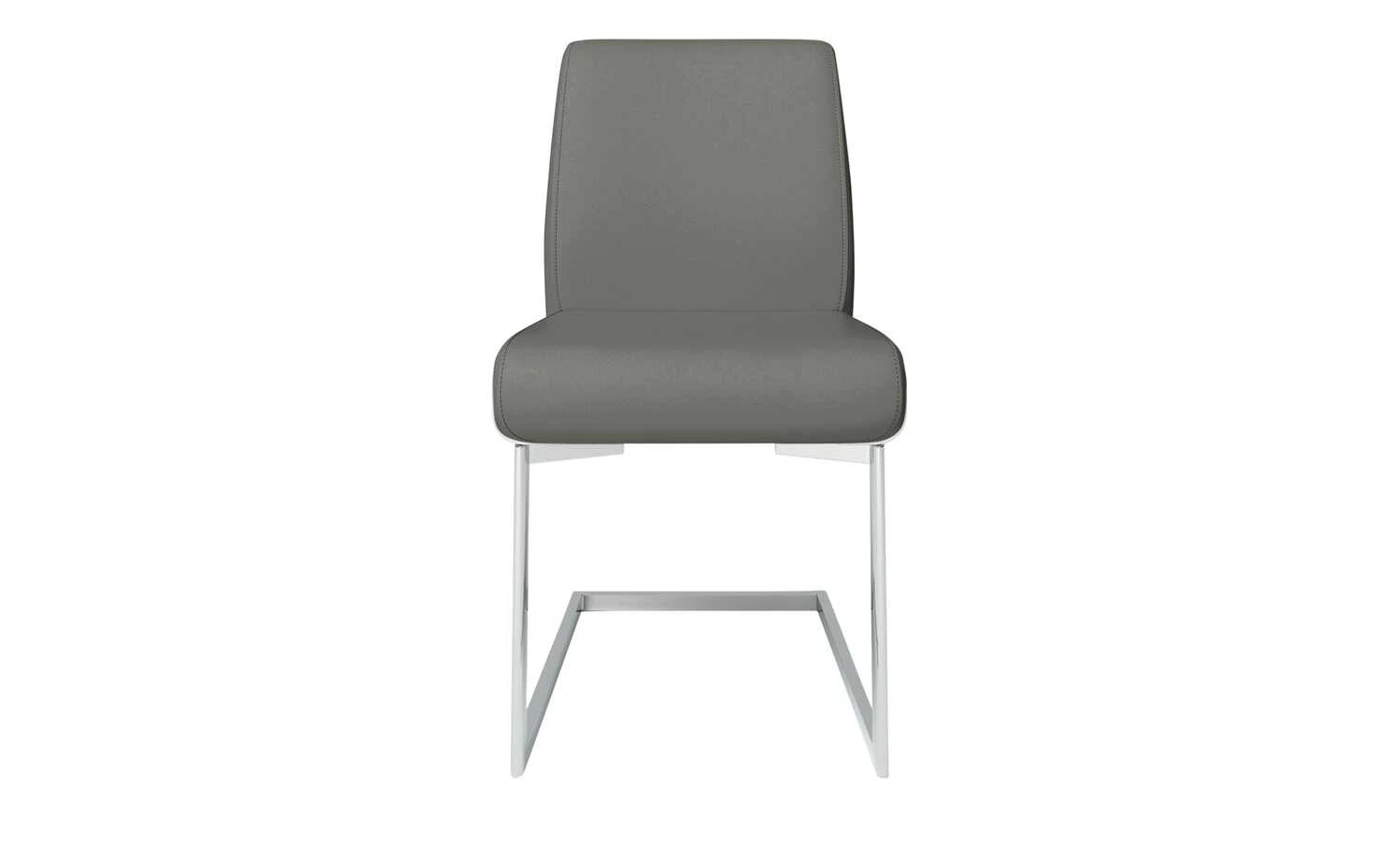 JOOP! Schwingstuhl Leder 007 | Zinn (Grau) – Bild 3