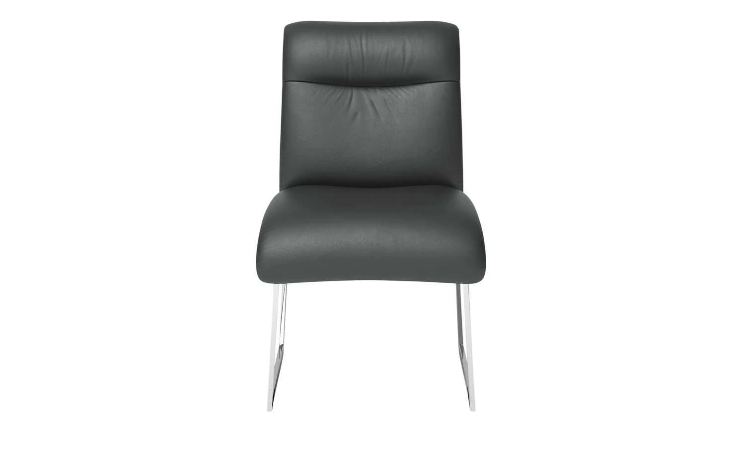 JOOP! Leder-Kufenstuhl Cubic | Schiefer (Dunkelgrau) Nein – Bild 4