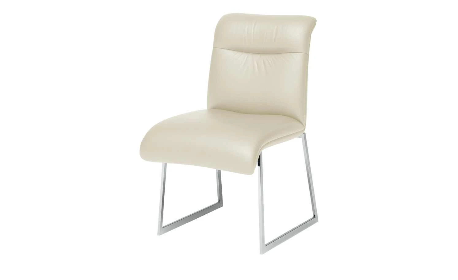 JOOP! Leder-Kufenstuhl Cubic | Perle (Creme) Nein – Bild 3