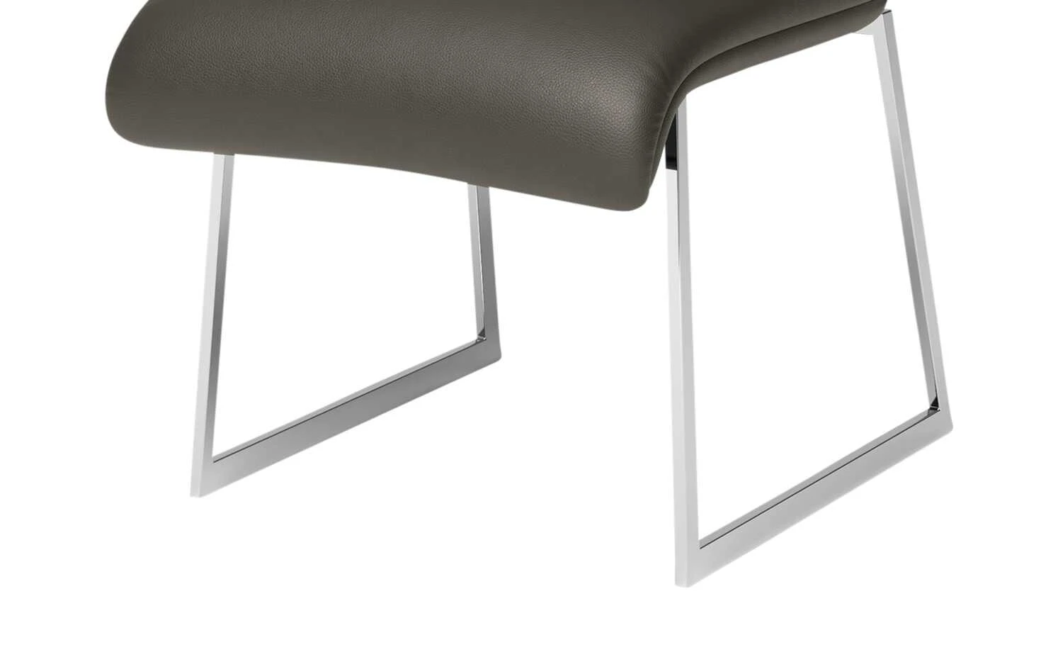 JOOP! Leder-Kufenstuhl Cubic | Schlamm (Braun) Nein – Bild 7