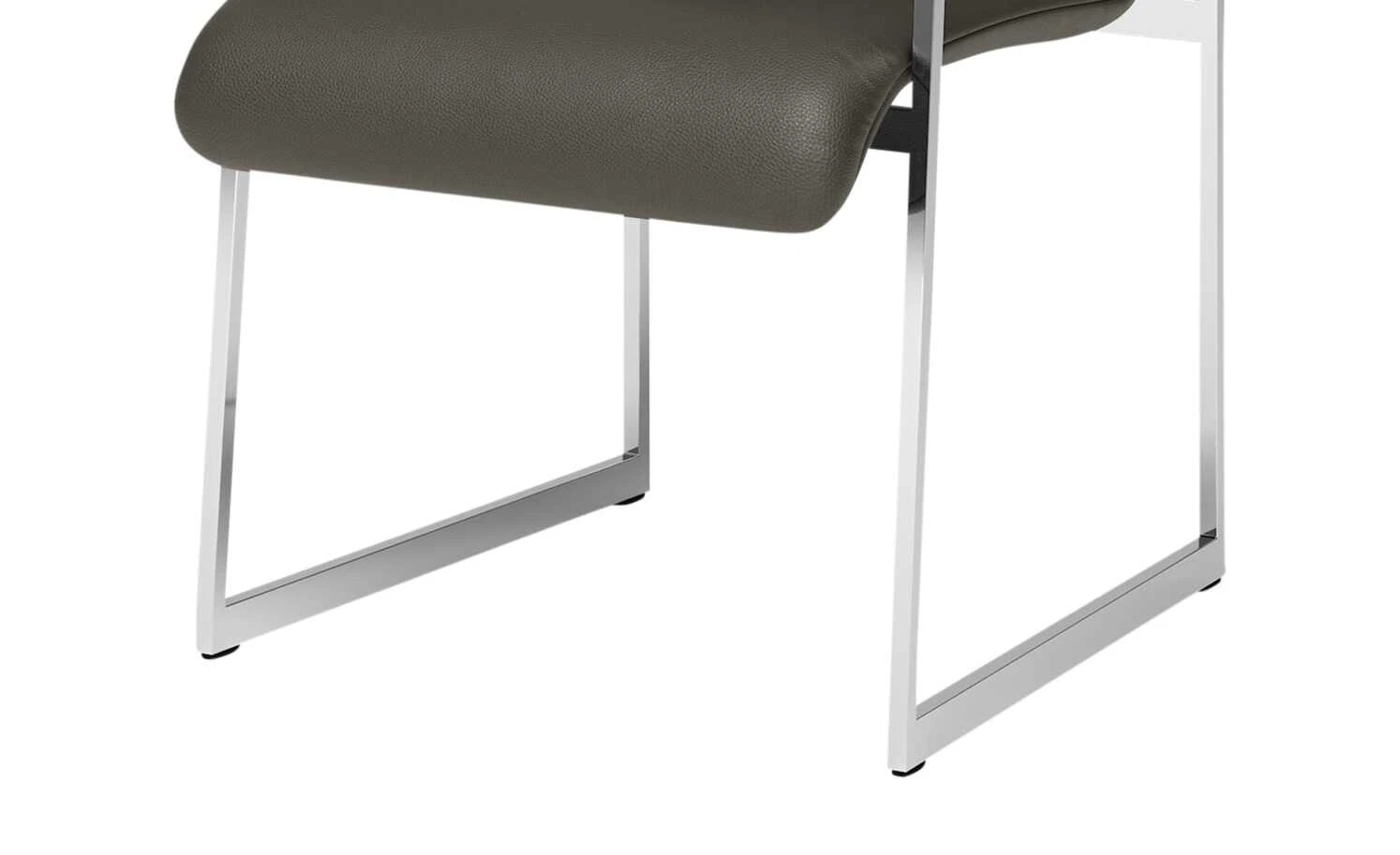 JOOP! Leder-Kufenstuhl Cubic | Schlamm (Braun) Ja – Bild 5