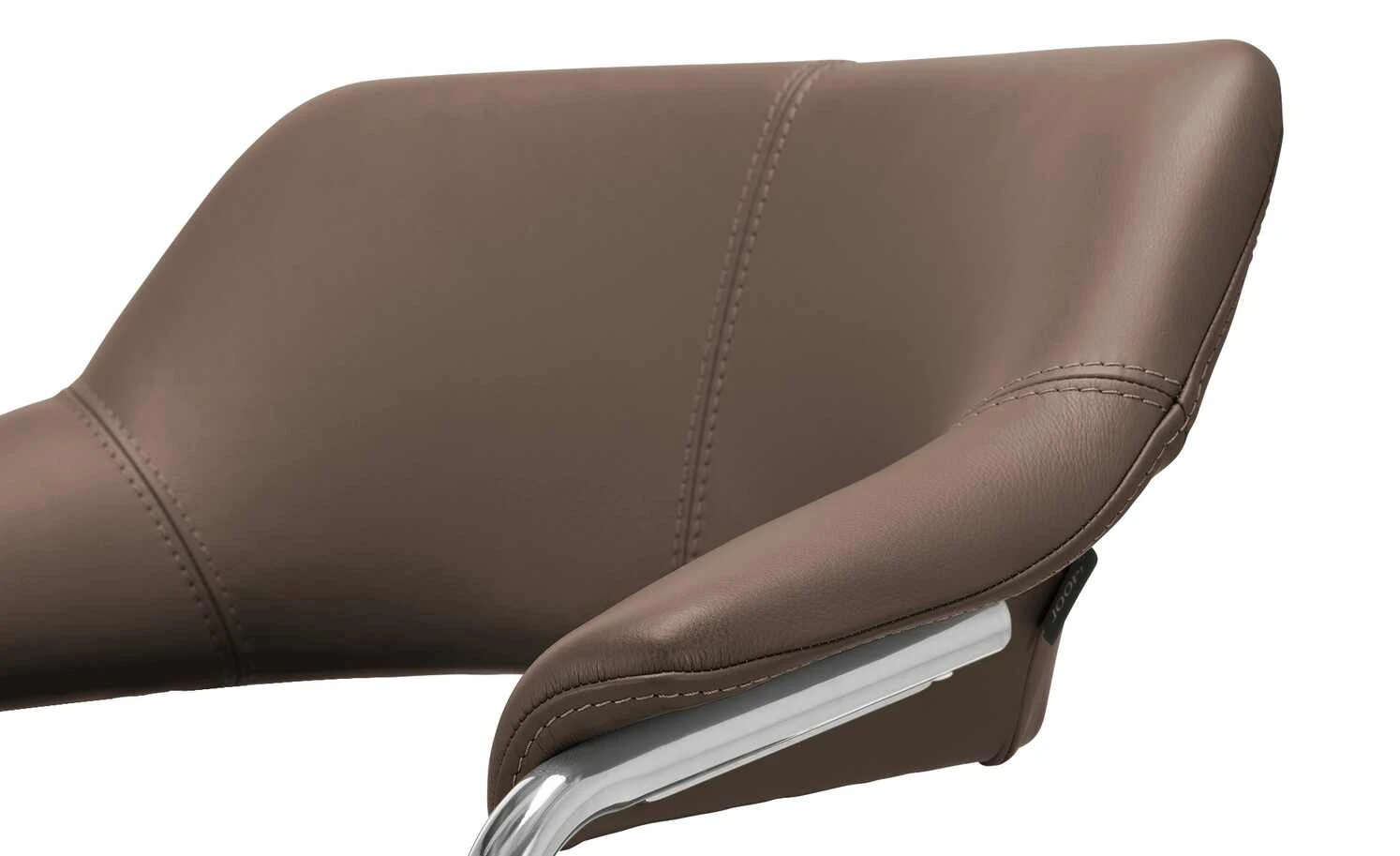 JOOP! Leder-Schwingstuhl Loft | Nougat (Dunkelbraun) – Bild 9