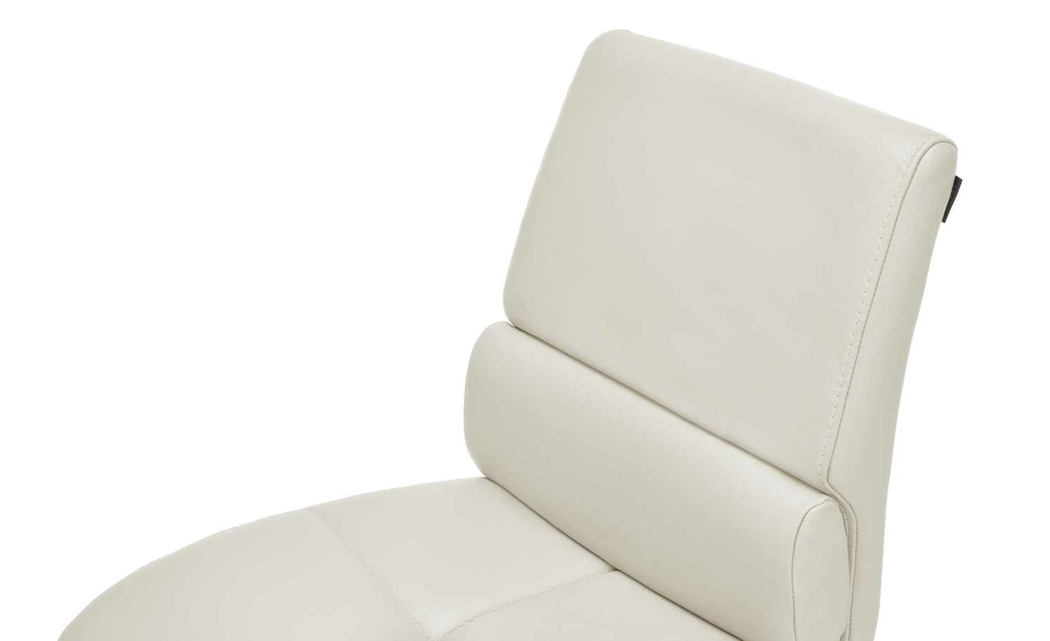 JOOP! Leder-Schwingstuhl Loft | Lava (Hellgrau) – Bild 5