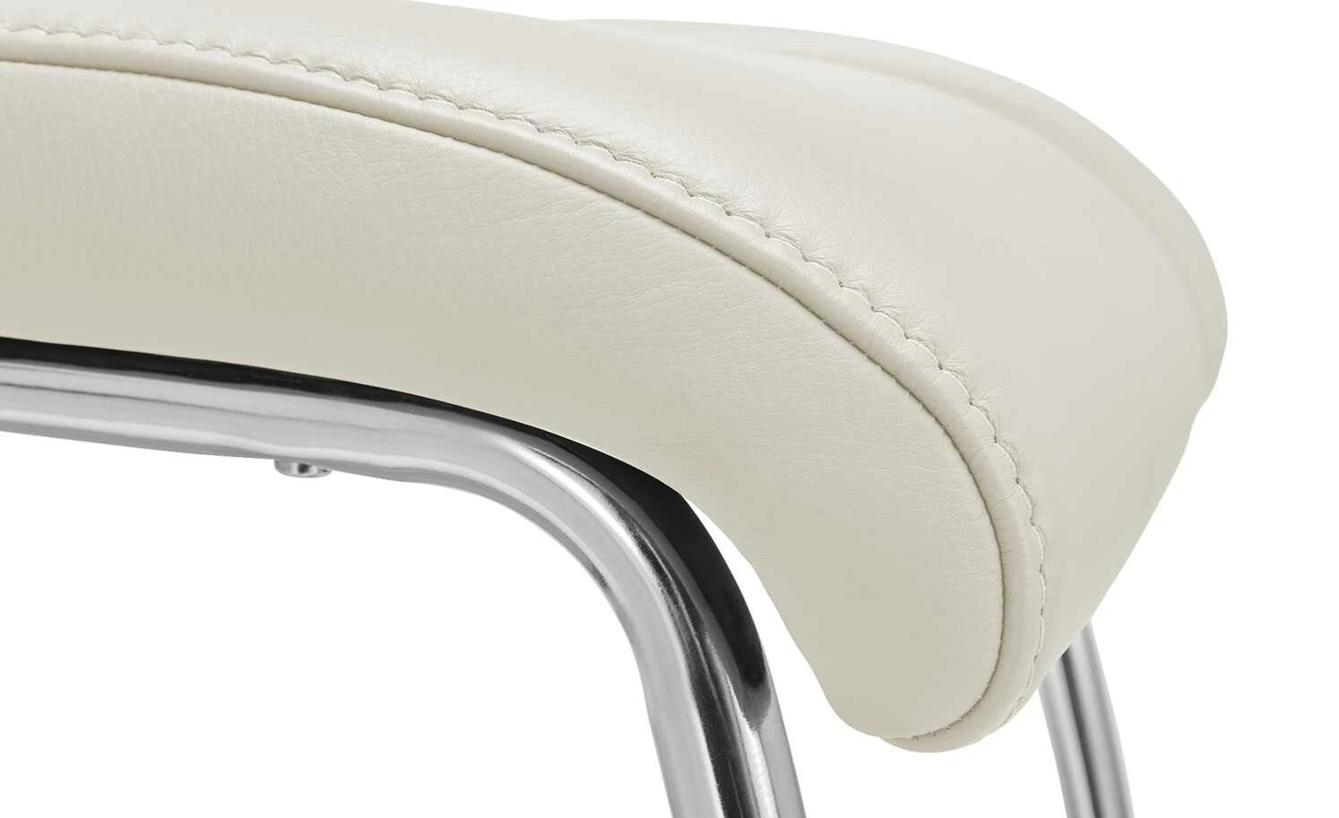 JOOP! Leder-Schwingstuhl Loft | Lava (Hellgrau) – Bild 8