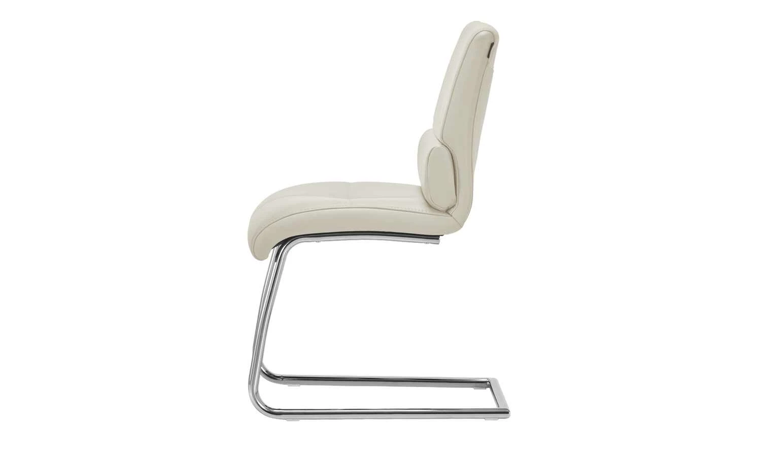 JOOP! Leder-Schwingstuhl Loft | Lava (Hellgrau) – Bild 9