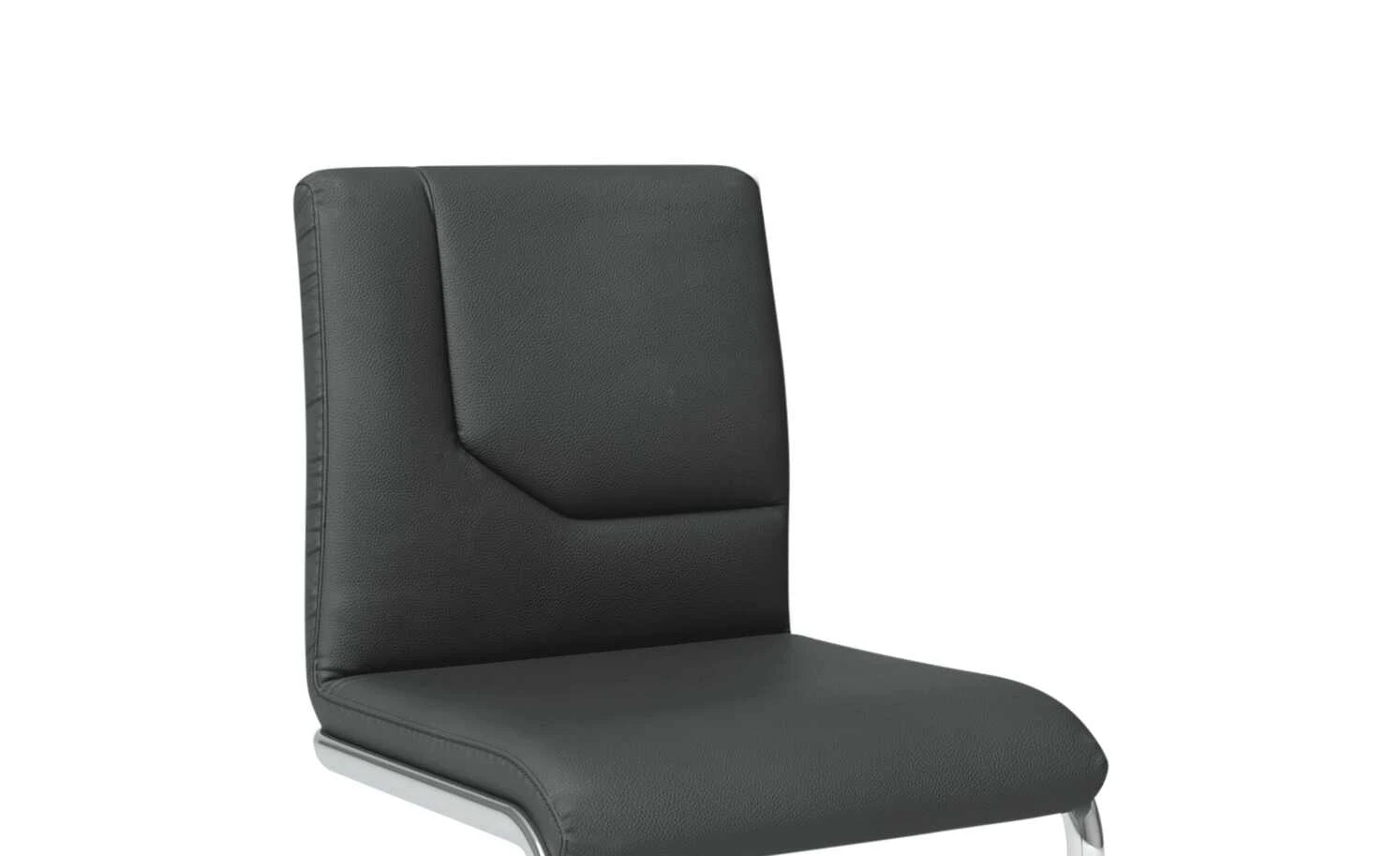 JOOP! Leder-Schwingstuhl Straps | Schiefer (Dunkelgrau) Einzug links – Bild 2