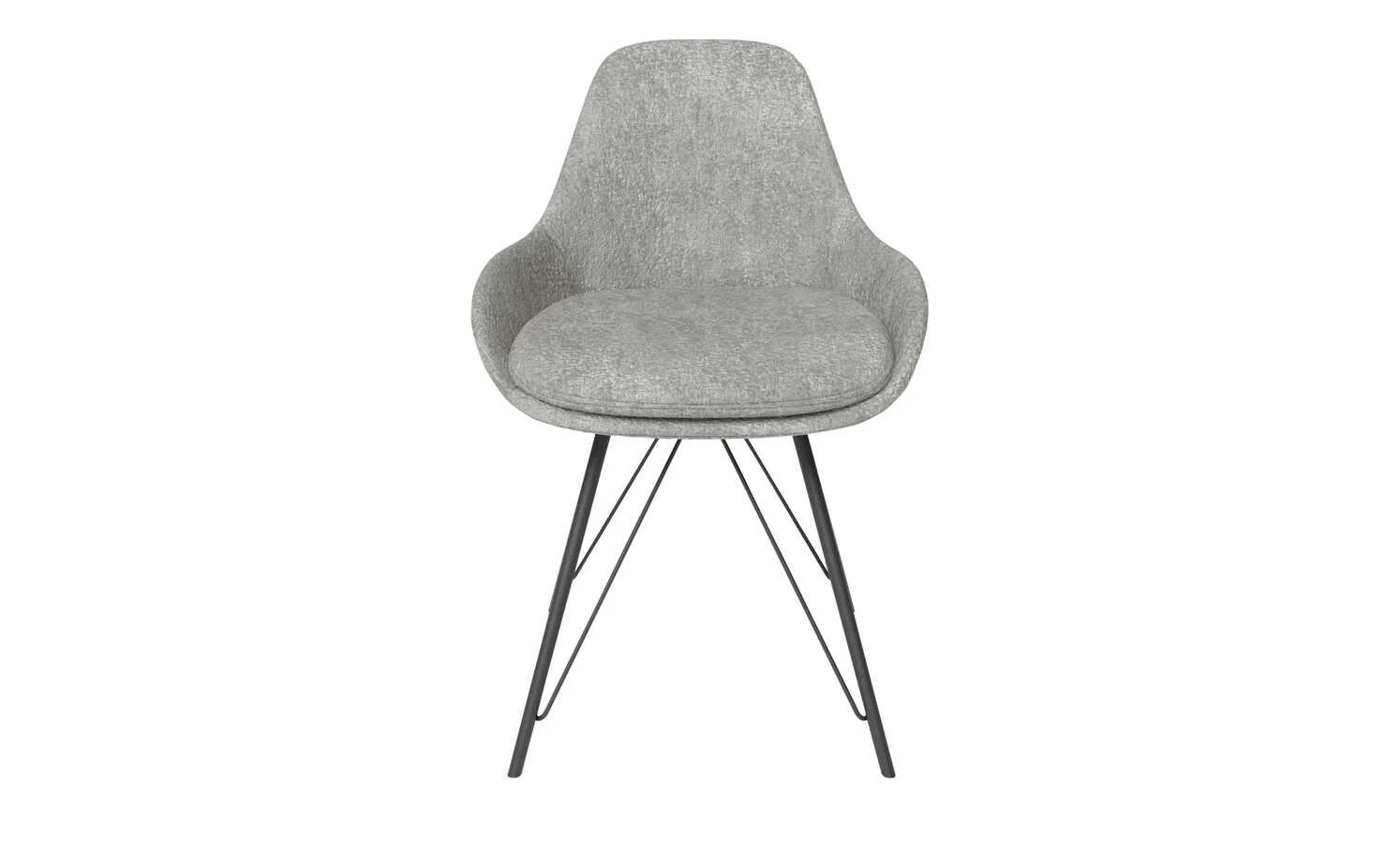 JOOP! Chenille-Schalenstuhl Wires | Hellgrau – Bild 3