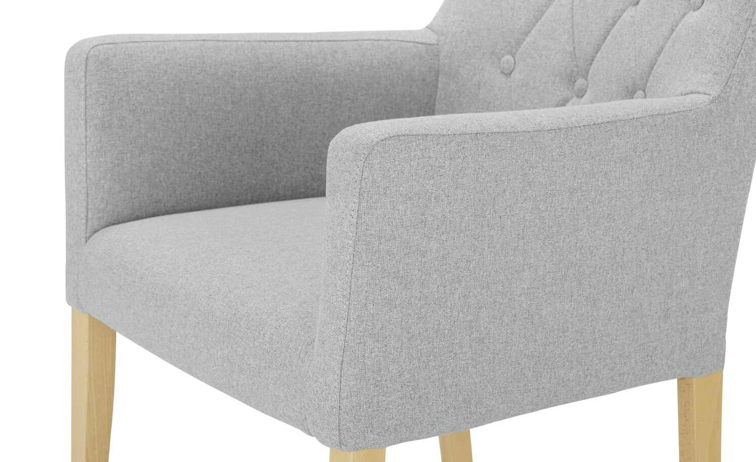 smart Armlehnstuhl Mario | Grau Ja – Bild 3