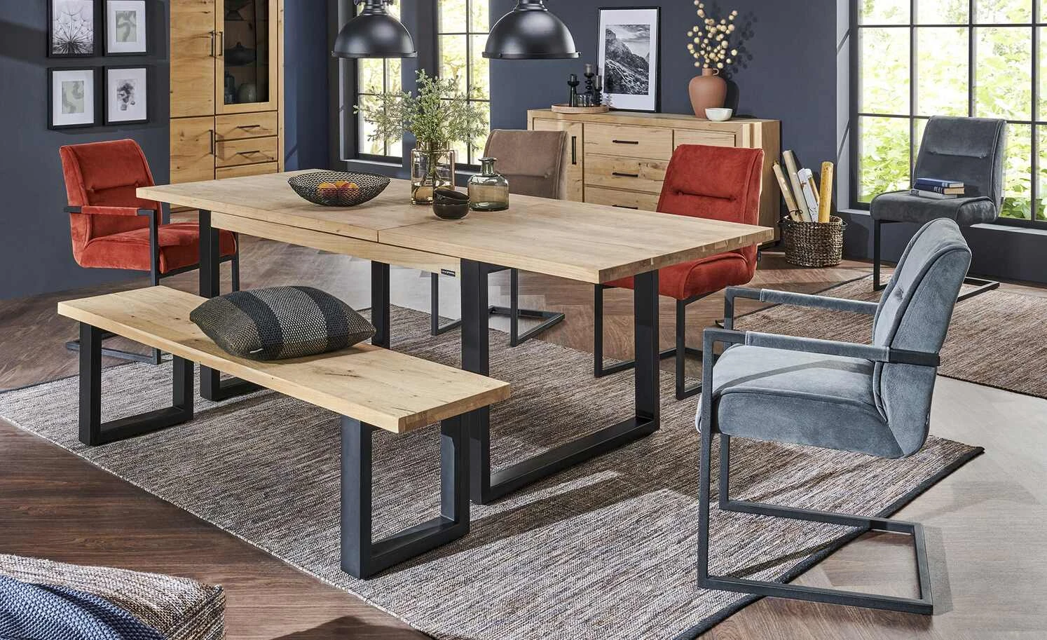 Gray & Jones Polsterschwingstuhl Black Coast One | Brick (Rot) Nein – Bild 3