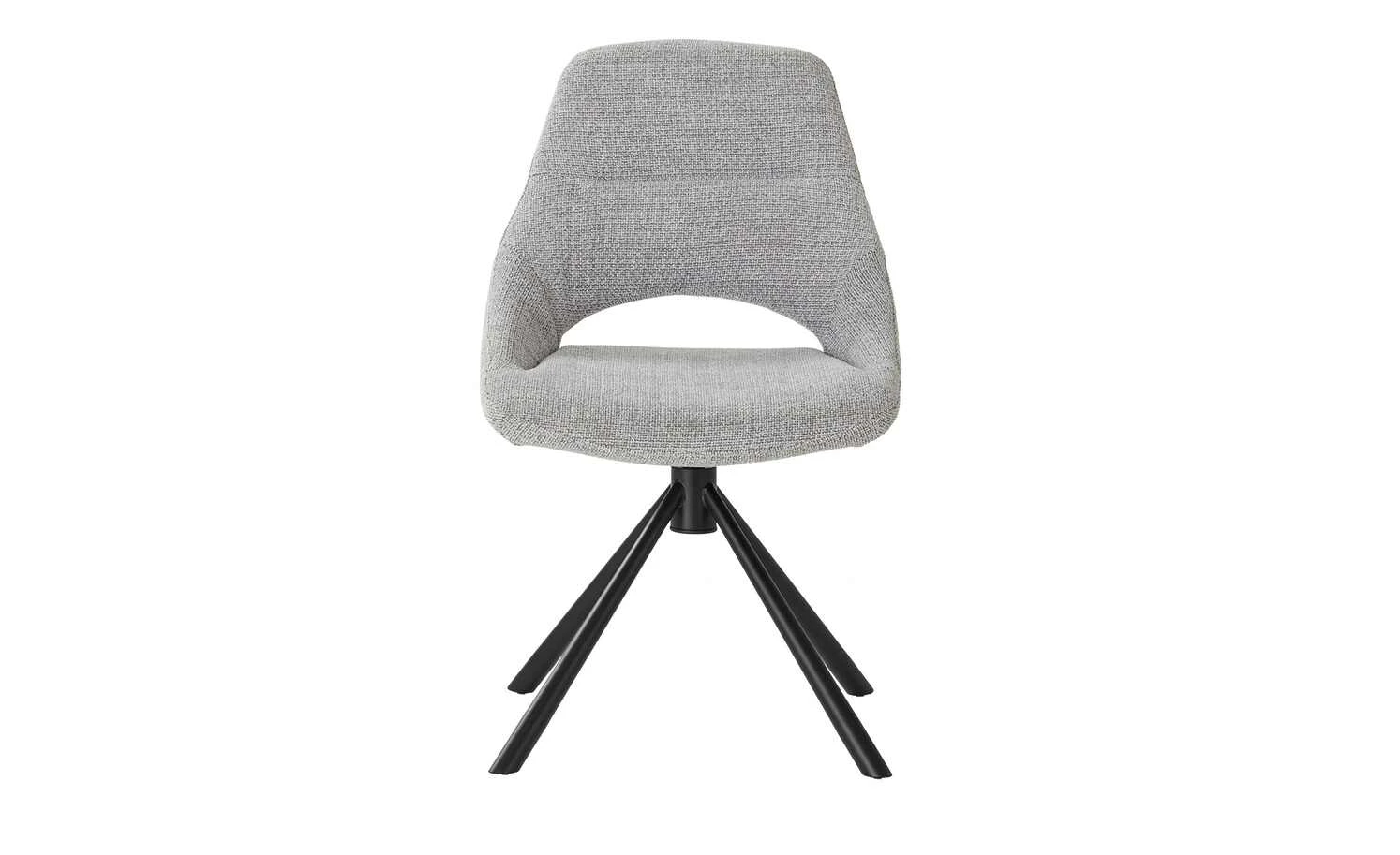 uno Polsterstuhl drehbar Debby | Hellgrau Nein – Bild 3