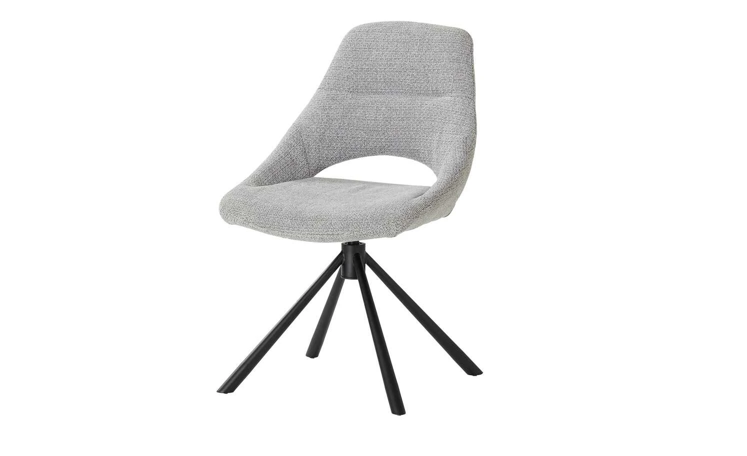 uno Polsterstuhl drehbar Debby | Hellgrau Nein