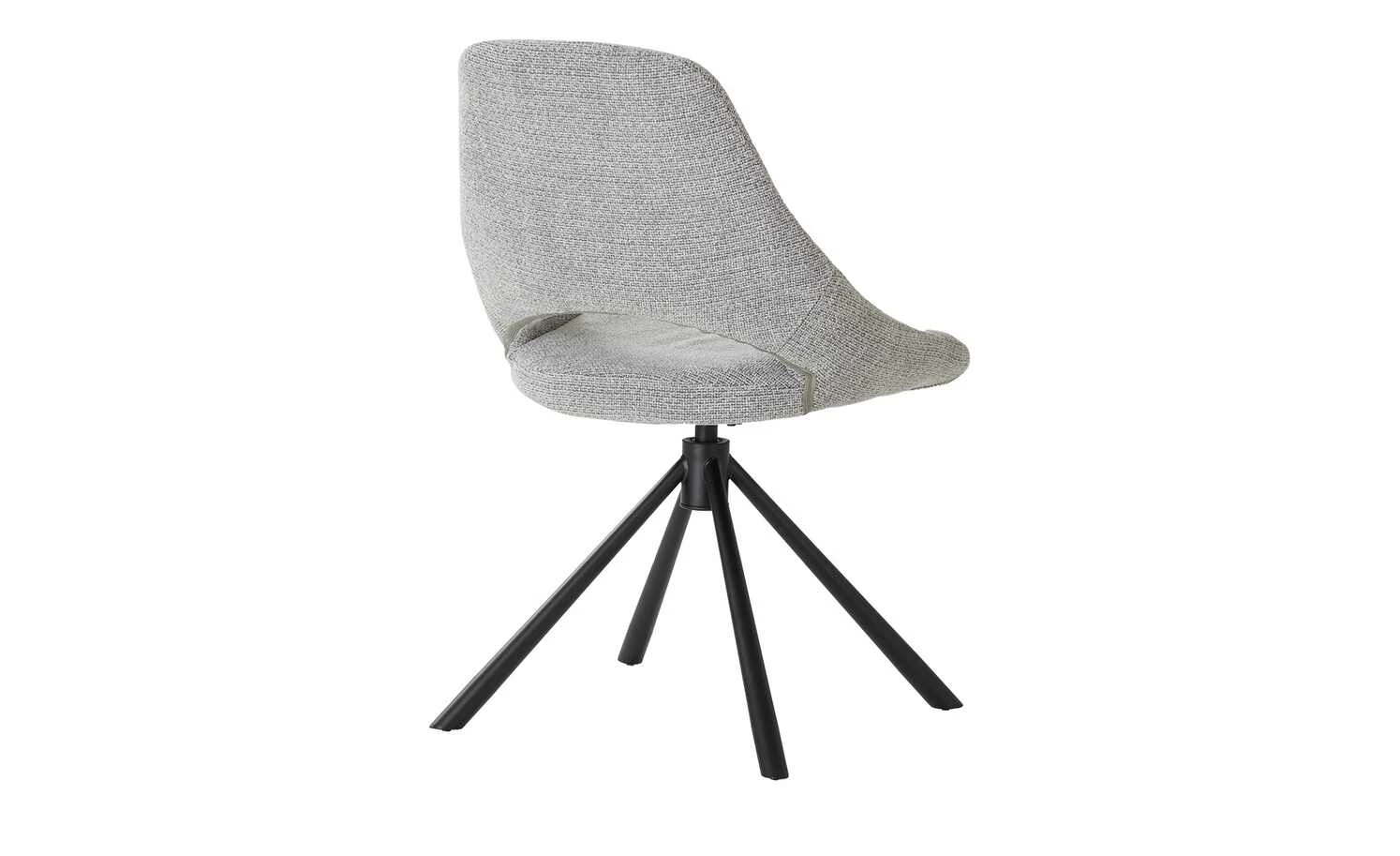 uno Polsterstuhl drehbar Debby | Hellgrau Nein – Bild 6