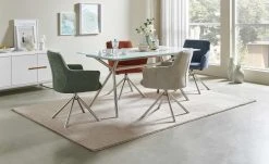 uno Polsterstuhl drehbar Dana | Grün