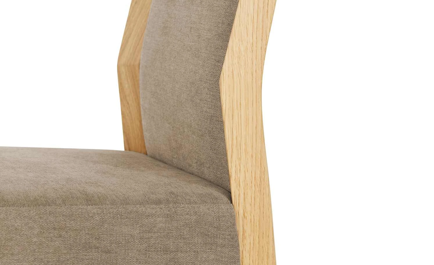 Wohnwert Polsterstuhl Jarvis | Taupe Nein Schaumstoff – Bild 10