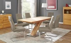 Woodford Polsterschwingstuhl Tessa | Taupe Ja