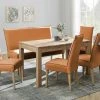 Woodford Polsterstuhl Gerda | Orange Eiche Bianco