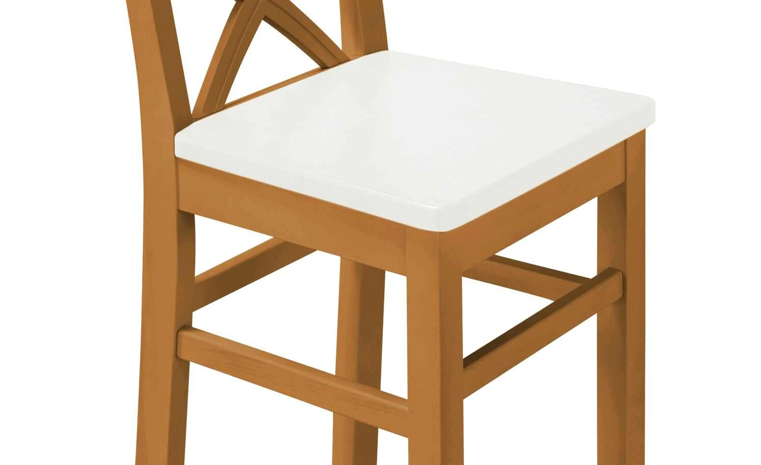 maison bleue Barstuhl Florian | bernsteinfarben / Weiß ca. 64,5 cm – Bild 6