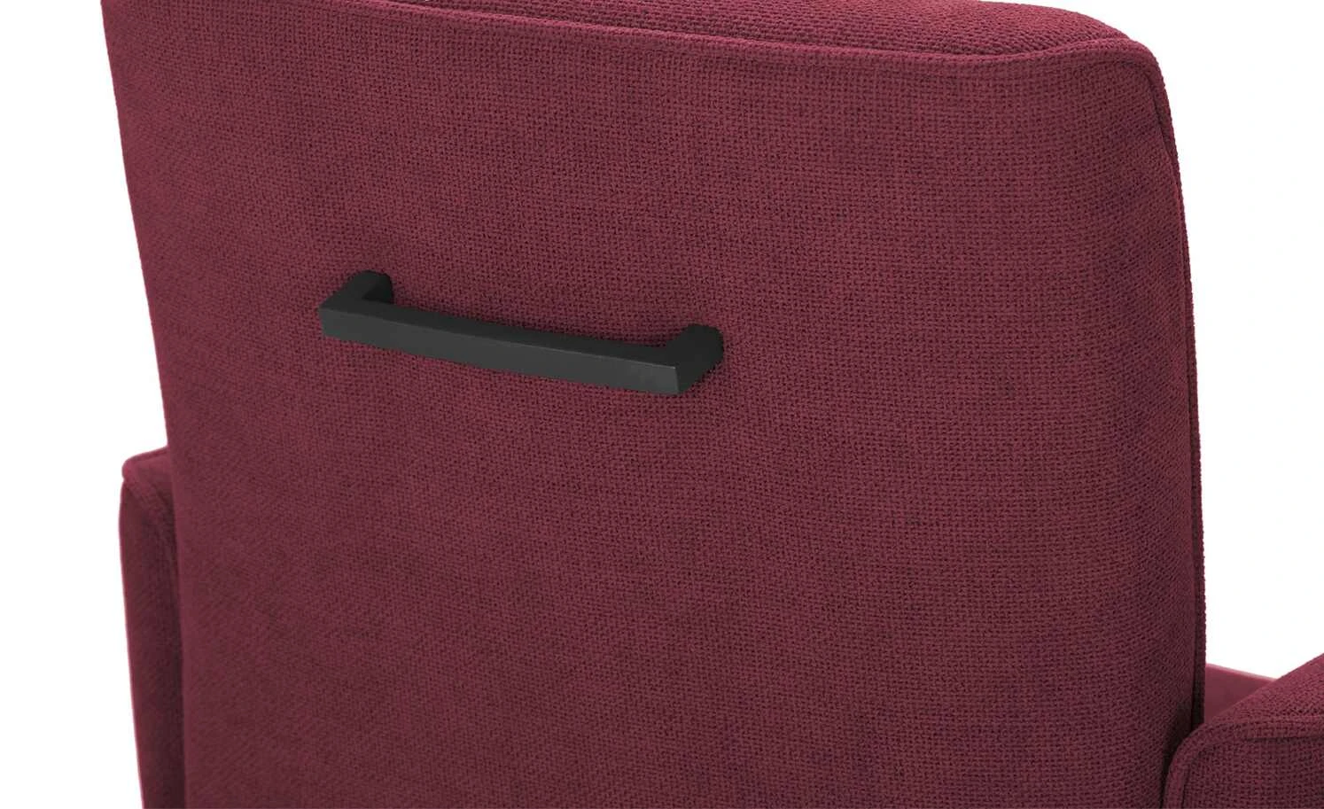 Armlehnstuhl mit Griff | Bordeaux (Rot) – Bild 5