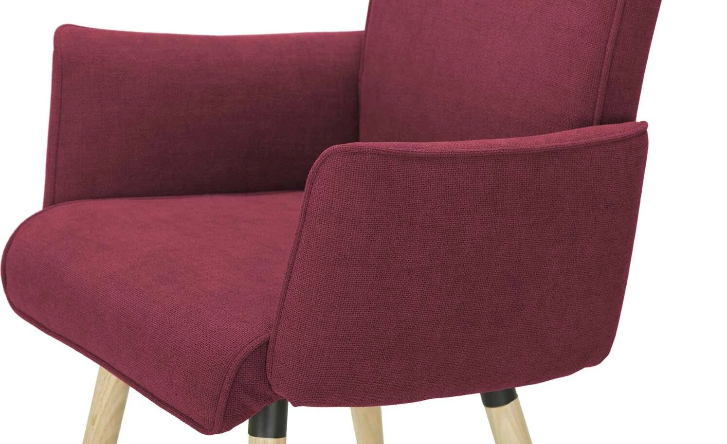 Armlehnstuhl mit Griff | Bordeaux (Rot) – Bild 6