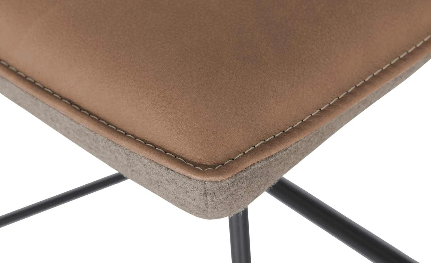 KOINOR Kufenstuhl Leder Schwof | Chai (Hellbraun) / Dunkelbraun – Bild 9