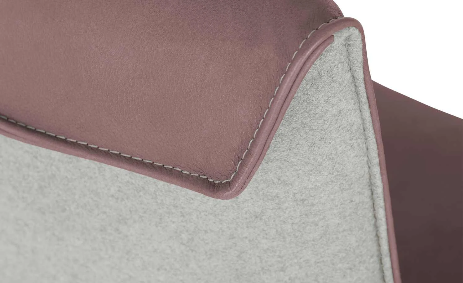 KOINOR Kufenstuhl Leder Schwof | Plum (Rosa) / Hellgrau – Bild 8