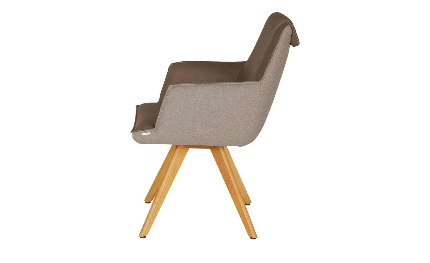 KOINOR Armlehnstuhl Leder Schwof | Muskat (Braun) / Braun Nein – Bild 6