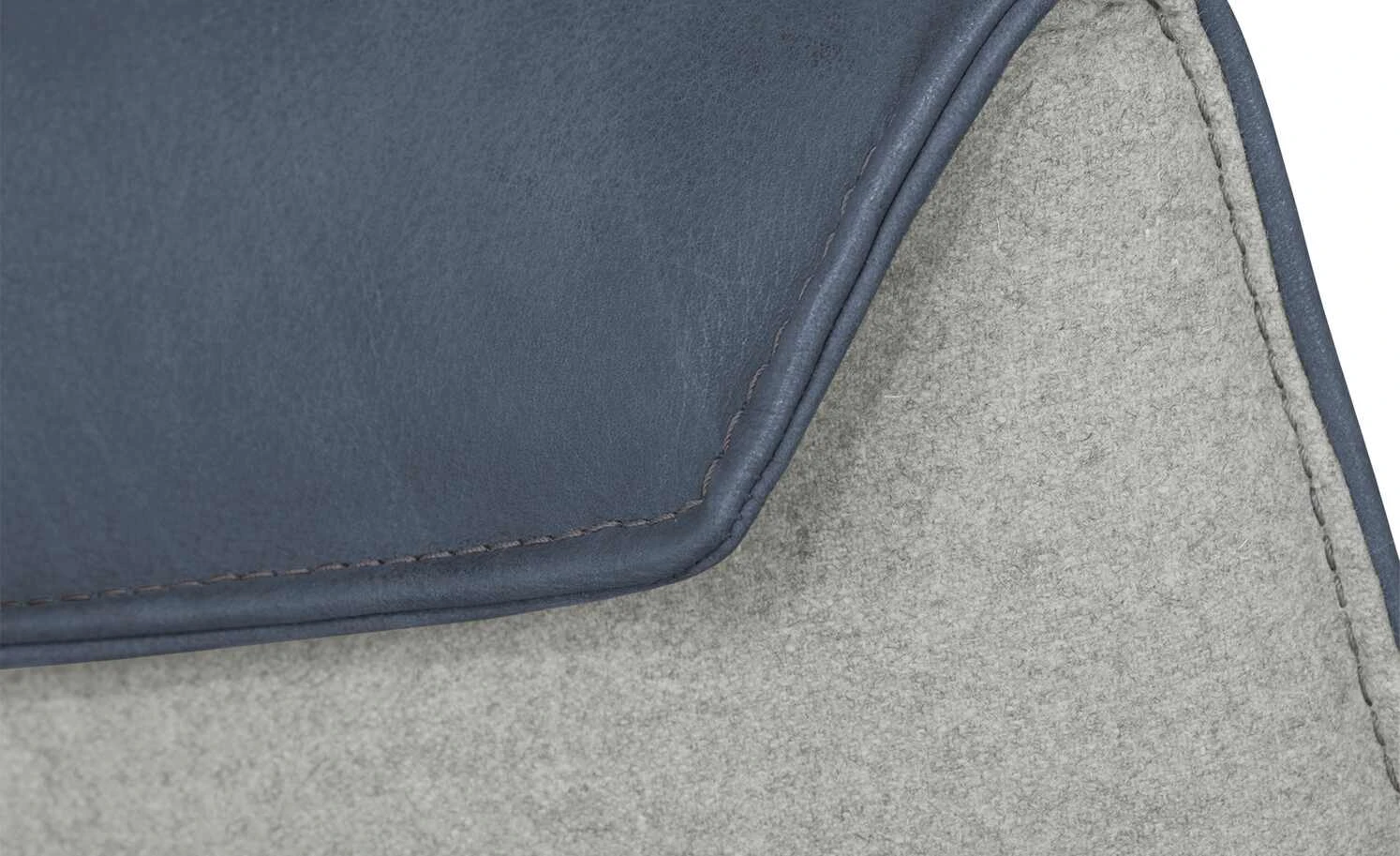 KOINOR Armlehnstuhl Leder Schwof | Night (Dunkelblau) / Hellgrau Nein – Bild 4