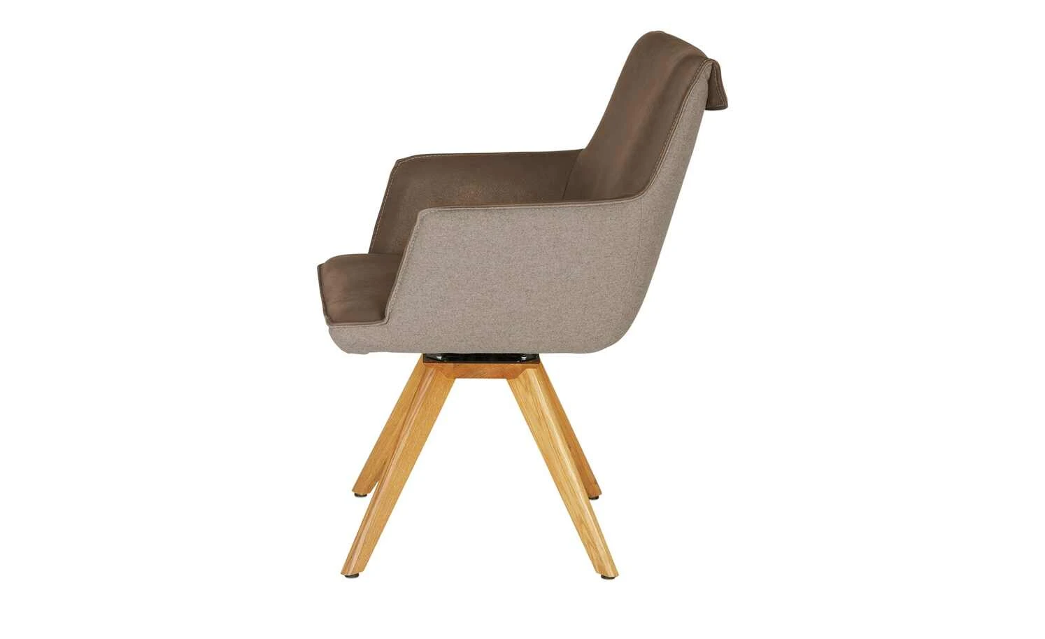 KOINOR Armlehnstuhl Leder Schwof | Muskat (Braun) / Braun Ja – Bild 8