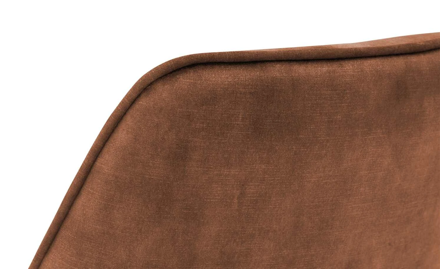 uno Polsterstuhl drehbar Ramina | Rostbraun Nein – Bild 3