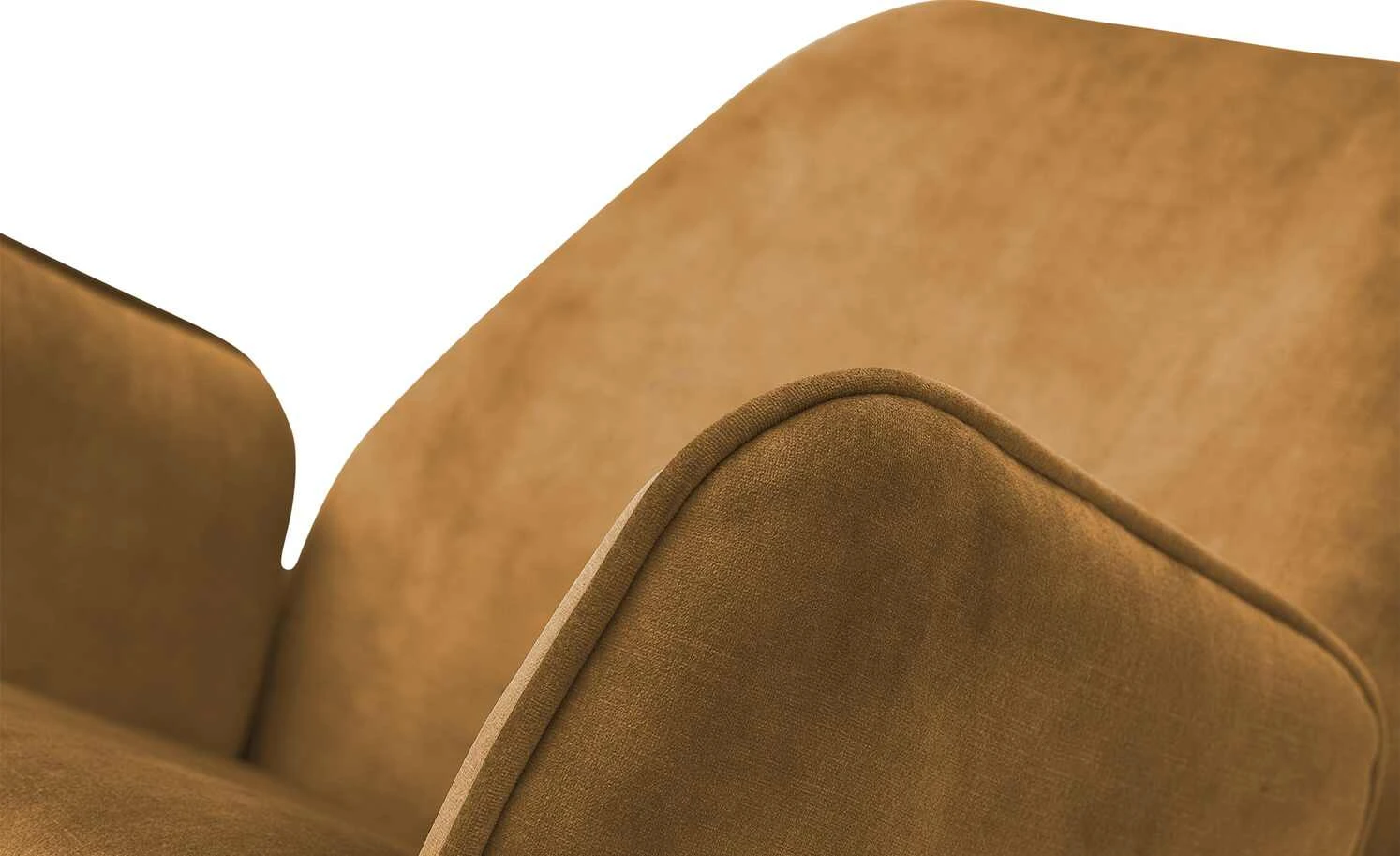 uno Polsterstuhl drehbar Ramina | Curry (Gelb-Orange) Ja – Bild 4