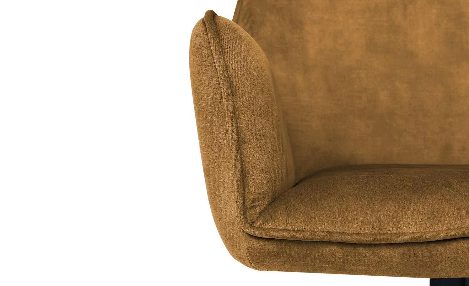 uno Polsterstuhl drehbar Ramina | Curry (Gelb-Orange) Ja – Bild 6