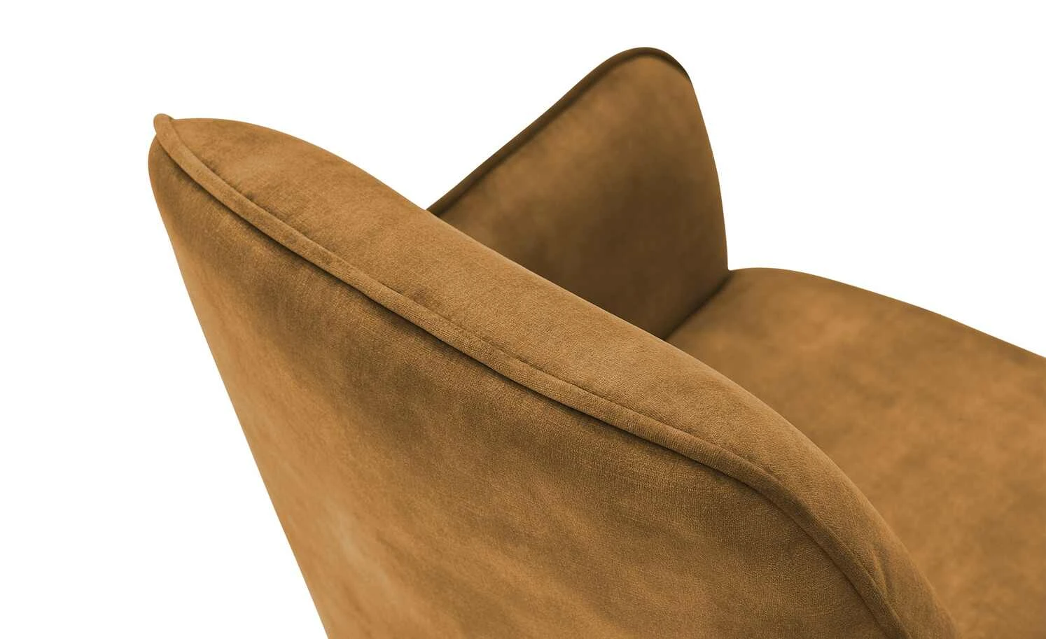 uno Polsterstuhl drehbar Ramina | Curry (Gelb-Orange) Ja – Bild 7