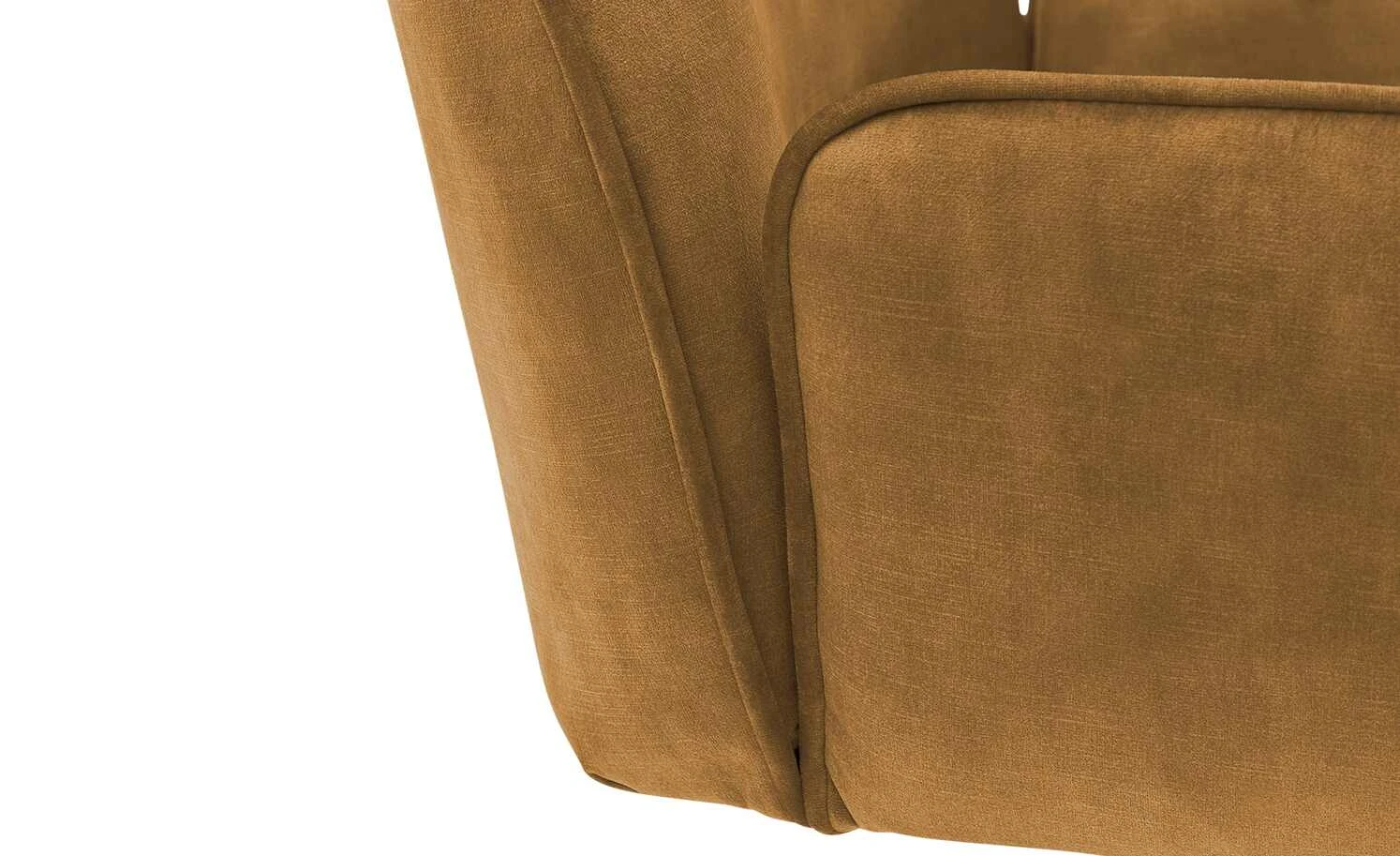 uno Polsterstuhl drehbar Ramina | Curry (Gelb-Orange) Ja – Bild 8